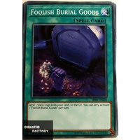 Yugioh SR06-EN026 Foolish Burial Goods Common 1st Edition NM