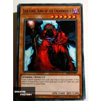 Yugioh SR06-EN005 Lich Lord, King of the Underworld Common 1st Edition NM