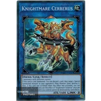 Yugioh FLOD-EN045 Knightmare Cerberus Super Rare 1st Edition NM