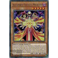 Yugioh LED2-EN002 Illusionist Faceless Magician Rare 1st Edition