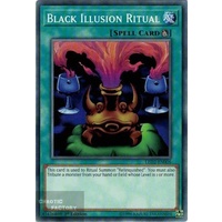 Yugioh LED2-EN006 Black Illusion Ritual Common 1st Edition x3