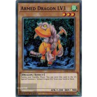 Yugioh LED2-EN025 Armed Dragon LV3 Common 1st Edition x3