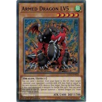 Yugioh LED2-EN026 Armed Dragon LV5 Common 1st Edition x3