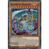 Yugioh LED2-EN043 Rainbow Dragon Common 1st Edition x3