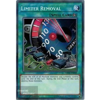 Yugioh LED2-EN049 Limiter Removal Common 1st Edition x3