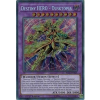 YUGIOH Destiny HERO - Dusktopia Secret Rare BLLR-EN025   1st edition