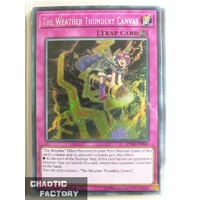 Yugioh SPWA-EN040 The Weather Thundery Canvas Secret Rare 1st Edition