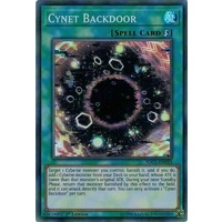 Yugioh SDCL-EN023 Cynet Backdoor Super Rare 1st Edition MINT