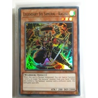 Yugioh SPWA-EN043 Legendary Six Samurai - Kageki Super Rare 1st Edition 