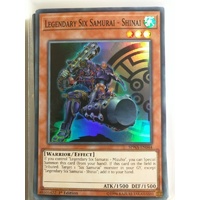 Yugioh SPWA-EN044 Legendary Six Samurai - Shinai Super Rare 1st Edition x3