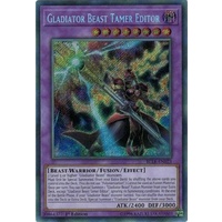 YUGIOH Gladiator Beast Tamer Editor Secret Rare BLLR-EN023  1st edition