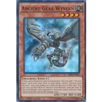 Yugioh Ancient Gear Wyvern SR03-EN003 Super Rare 1st edition Near Mint
