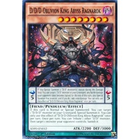 YUGIOH D/D/D Oblivion King Abyss Ragnarok Common SDPD-EN012  1st edition NM