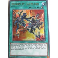 YUGIOH Infernity Launcher DUSA-EN082 Ultra Rare 1st edition