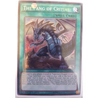 YUGIOH The Fang of Critias - DRL2-EN006 - Secret Rare  1st EDITION M/NM