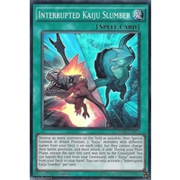 YUGIOH BOSH-EN089 Interrupted Kaiju Slumber Super Rare 1st edition Mint