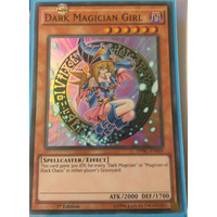 YUGIOH Dark Magician Girl DPBC-EN009 Super Rare 1st Edition NM