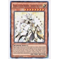 Yugioh Black Luster Soldier - Sacred Soldier - BOSH-EN097 Ultra Rare 1st Edition