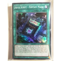 Yugioh Abyss Script Fantasy Magic DESO-EN023 1st edition super rare NM
