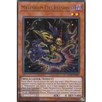 Yugioh LED2-EN001 Millennium-Eyes Illusionist Ultra rare 1st Edition