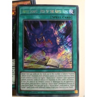Yugioh Abyss Script Rise of the Abyss King 1st edition DESO-EN027 secret rare NM