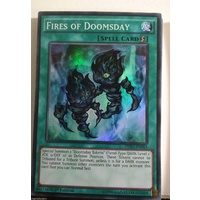 YU-GI-OH! Fires of Doomsday Super rare 1st edition DESO-EN043