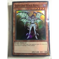 Yugioh Darklord Nurse Reficule Super rare 1st edition DESO-EN048 Mint