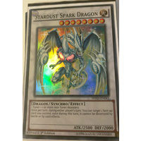 Yugioh Stardust Spark Dragon 1st Edition Super Rare HSRD-EN043 M/NM