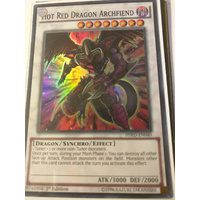YU-GI-OH! Hot Red Dragon Archfiend - HSRD-EN040 - Super Rare - 1st Edition 