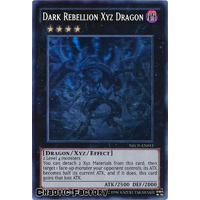 Dark Rebellion Xyz Dragon - NECH-EN053 - Ghost Rare 1st Edition NM