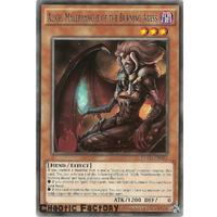 Yugioh Alich, Malebranche of the Burning Abyss Rare NECH-EN083 1st Edition NM