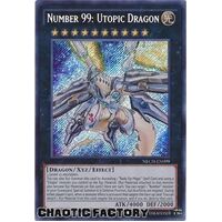Number 99: Utopic Dragon - NECH-EN099 - Secret Rare 1ST Edition NM