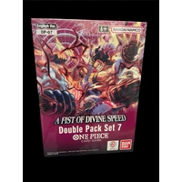 One Piece Card Game A Fist of Divine Speed DP07 box Display 8 Double Pack Set 7 Sealed