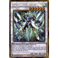 PGL3-EN005 Stardust Charge Warrior Gold Secret Rare 1st Ed NM