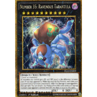 Number 35: Ravenous Tarantula PGL3-EN009 1st Edition Gold Rare NM