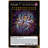 PGL3-EN011 Number 77: The Seven Sins Gold Secret Rare 1st edition NM