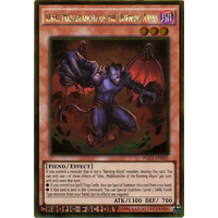 Yugioh Libic, Malebranche of the Burning Abyss Gold Rare PGL3-EN050 1st Edition NM