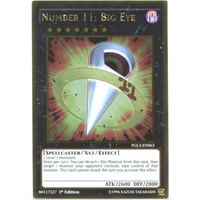 PGL3-EN063 Number 11: Big Eye - Gold secret Rare 1st Edition NM