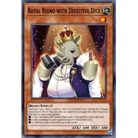 PHNI-EN036 Royal Rhino with Deceitful Dice Common 1st Edition NM