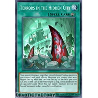PHRE-EN054 Terrors in the Hidden City Super Rare 1st Edition NM