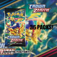 POKEMON TCG Crown Zenith Booster Pack x 36