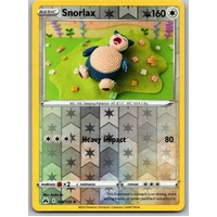 Snorlax 109/159 Rare Crown Zenith Pokemon Reverse Holo NM