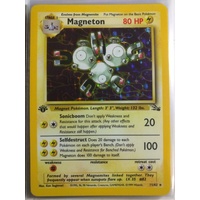 POKEMON TCG Magneton - 11/62 - Holo 1st Edition Fossil WOTC LP
