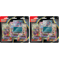 Pokemon TCG Mega Evolutions 2 Phantasmal Flame Three booster blister PAIR