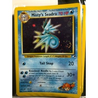 Misty's Seadra (Pre-release) - 9/132 - Holo Rare NM