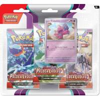 POKEMON TCG Scarlet & Violet 2 Paldea Evolved Three-Booster Blister PAIR