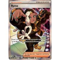 Ryme - 221/197 - Full Art Secret Rare NM