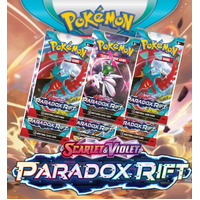 Pokemon TCG Scarlet & Violet 4 Paradox Rift - 6 Booster Pack Bundle