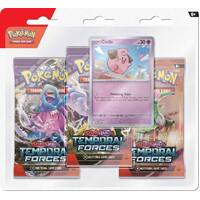 POKEMON TCG Scarlet & Violet 5 Temporal Forces Three booster blister Cleffa