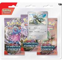 POKEMON TCG Scarlet & Violet 5 Temporal Forces Three booster blister Cyclizar